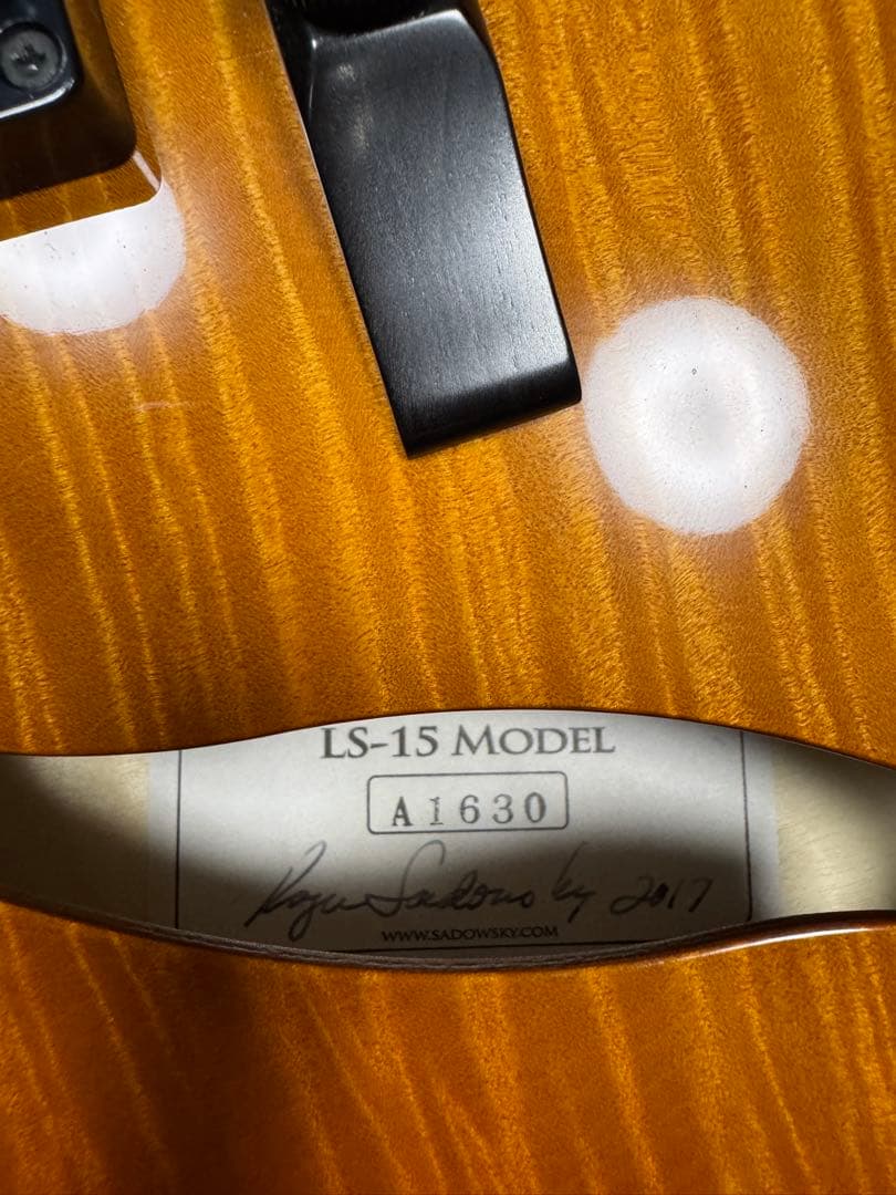 Sadowsky LS-15 フルアコ サドウスキー・ギター