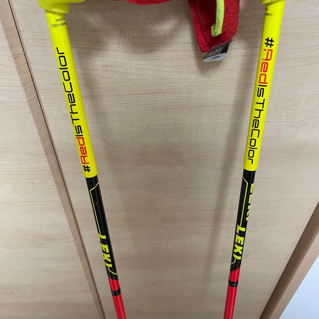 LEKI スキー用ストック 105cm #redisthecolor