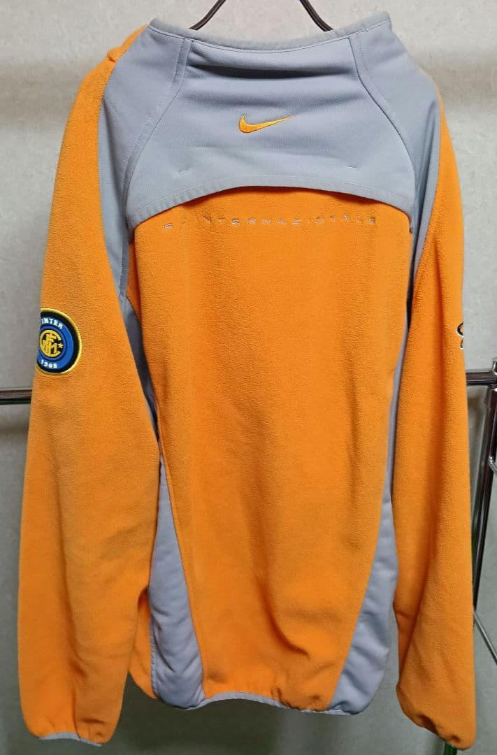 【超美品】インテルミラノ Y2K 2000s フリースジャケット オレンジ M