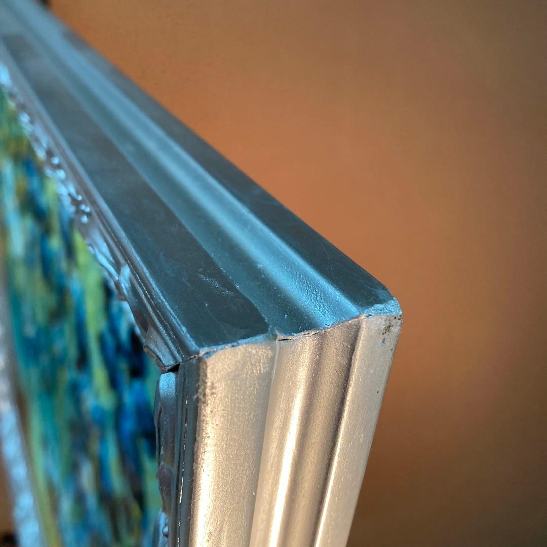 ★アウトレット★手書き油絵  ゴッホ アイリス 額付き インテリア 油彩画