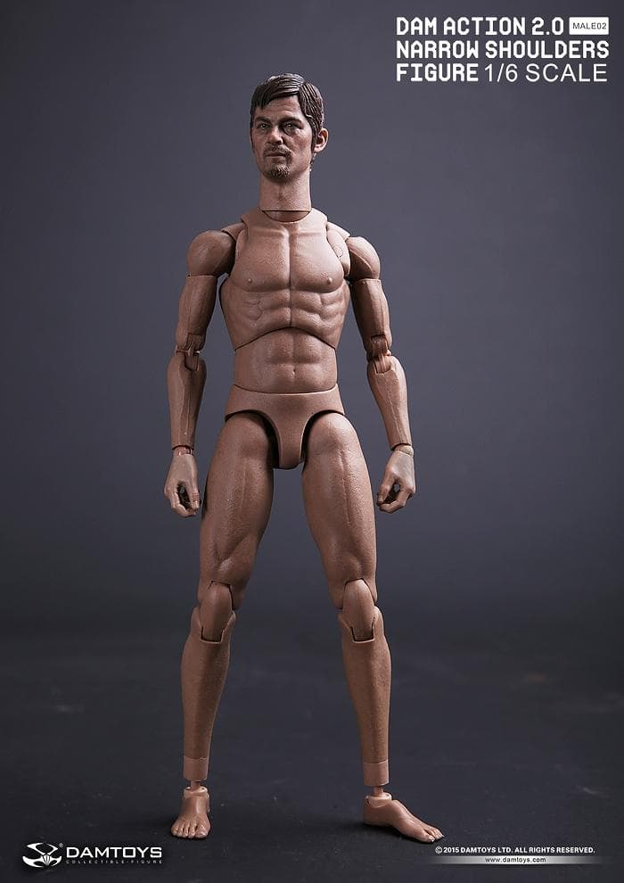 DAMTOYS　NARROW SHOULDERS BODY 1/6 DARYL