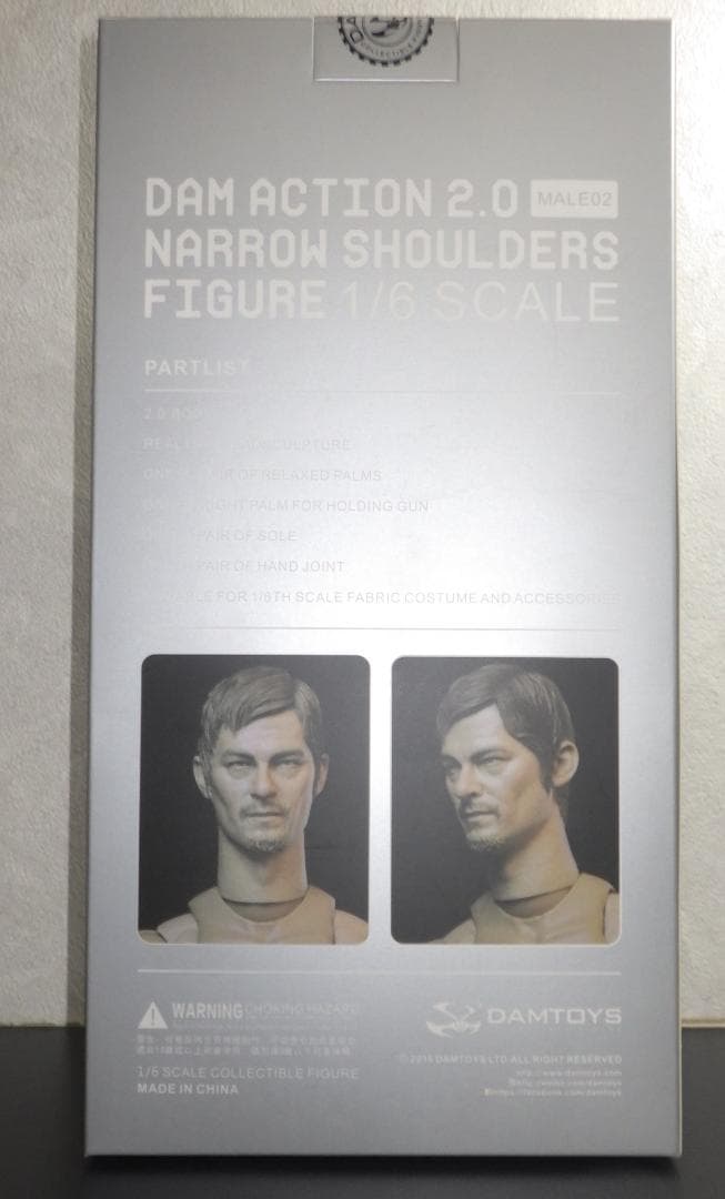 DAMTOYS　NARROW SHOULDERS BODY 1/6 DARYL