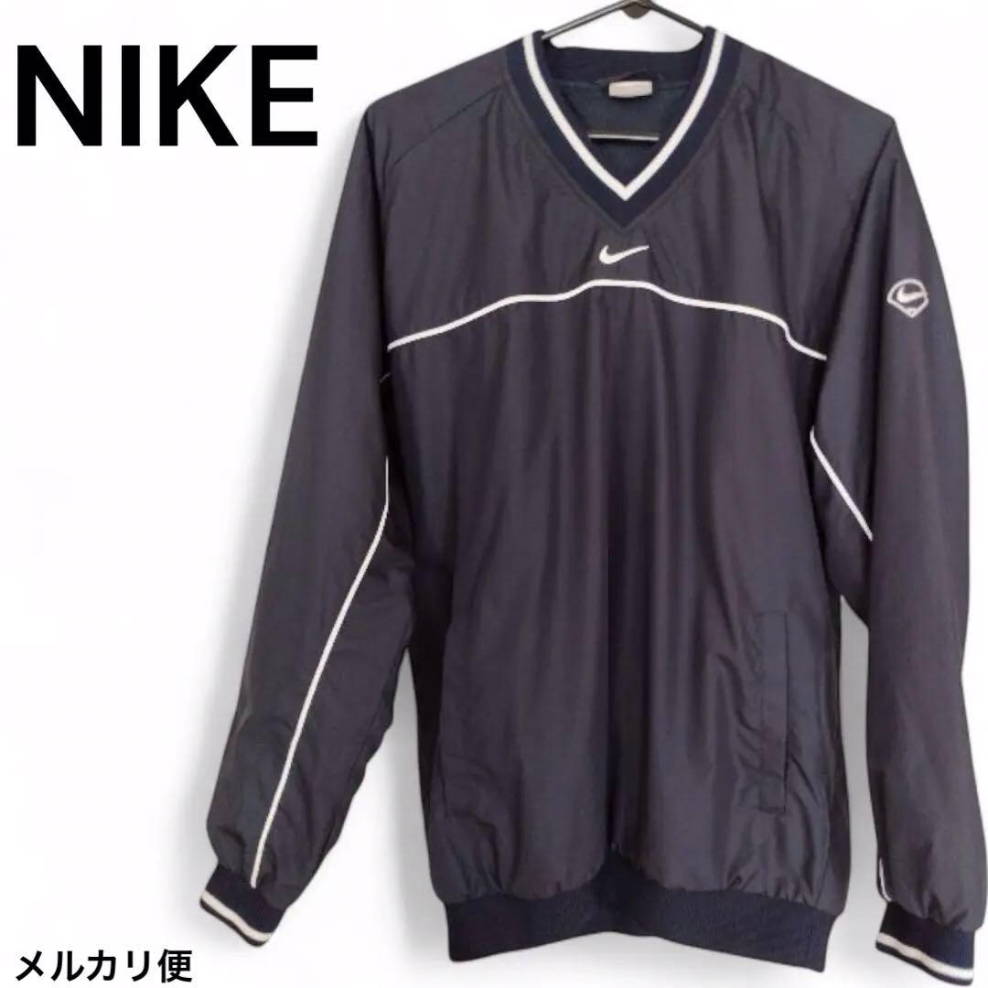 激レア　未使用　NIKE 野球　プルオーバー　刺繍センターロゴ　ネイビー　M