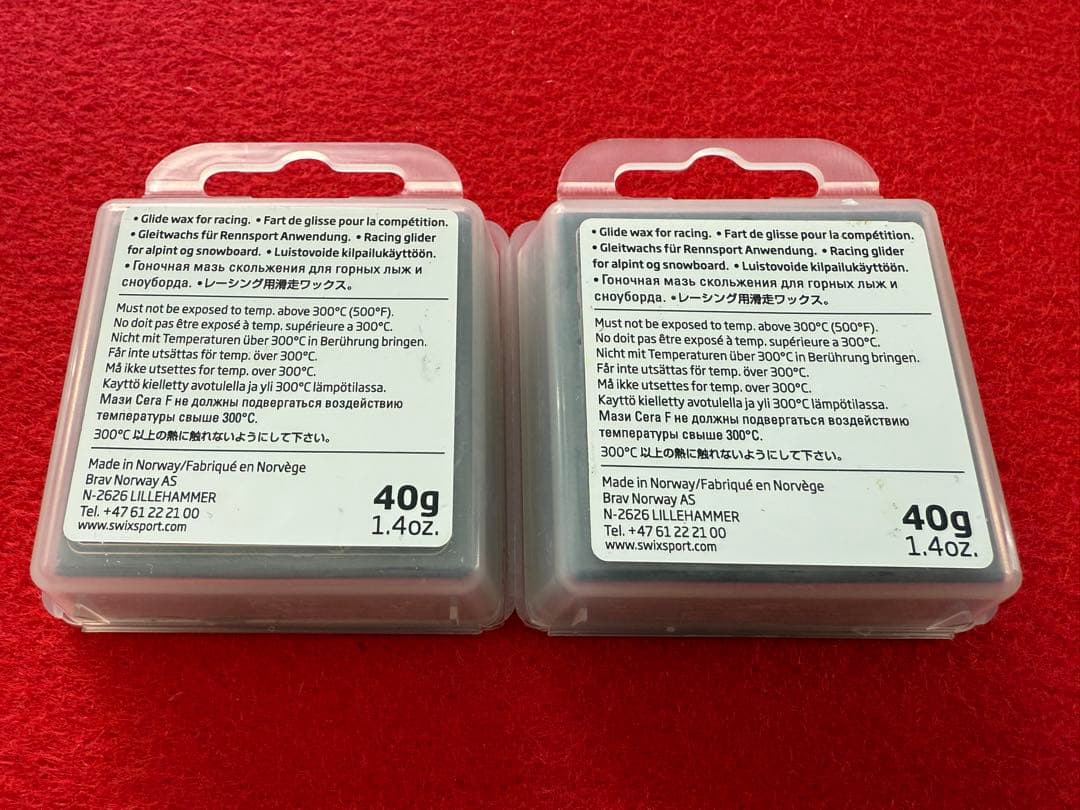 【新品ラスト1セット】SWIX スウィックス HF8BW スキーワックス