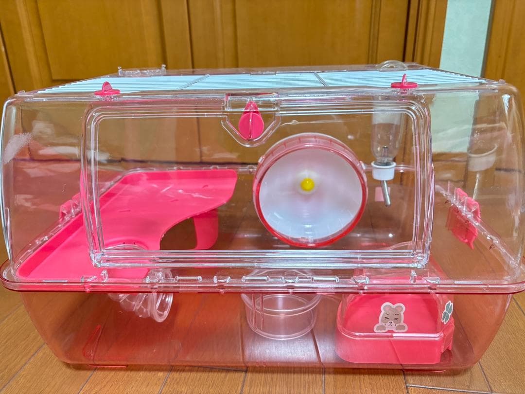 ハムスター飼育セット　ホイール付きケージ｜床材｜サークル｜キャリー他（ほぼ美品）