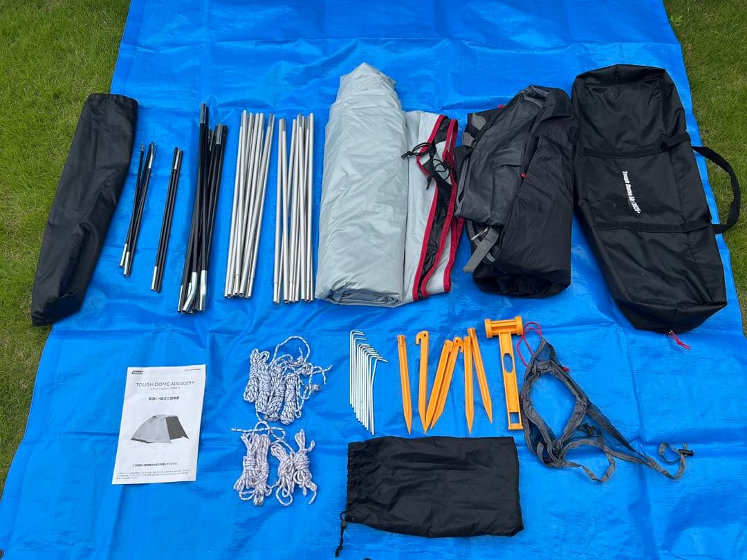 コールマン　タフドームエアー/3025+ タープセット　おまけ付き