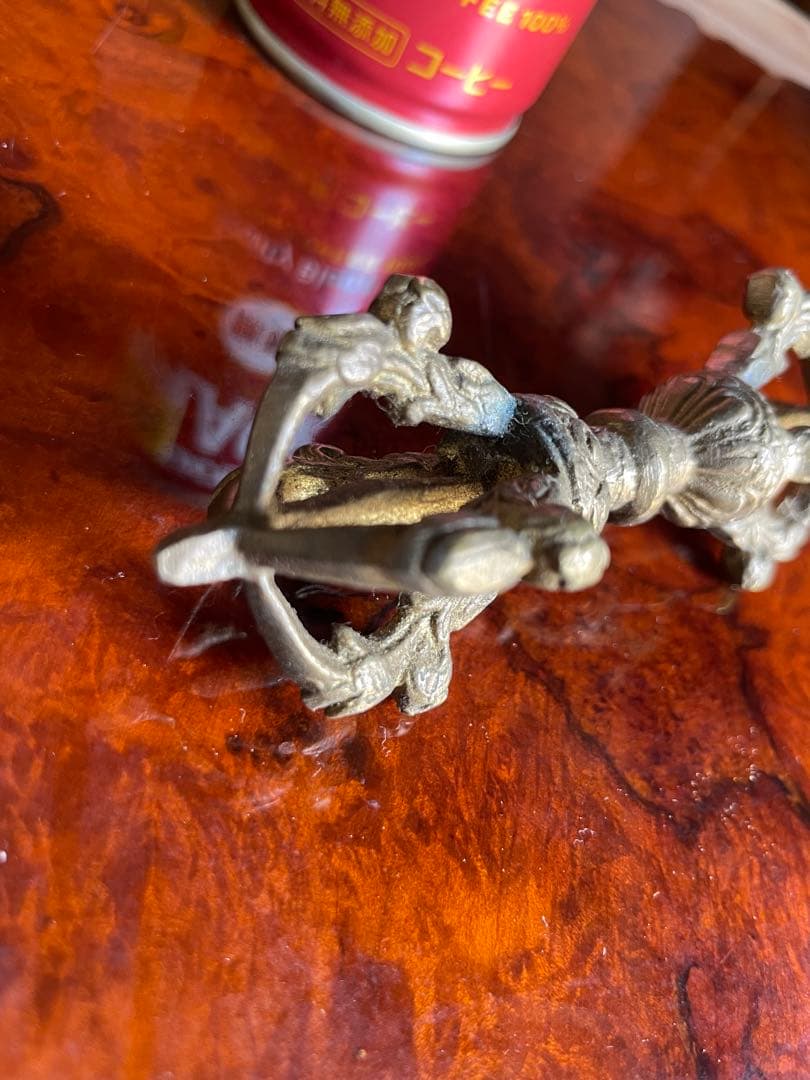 法具？　【m107 結界　金属　チベット仏教宝具 五鈷杵 金剛杵 プルパ　】