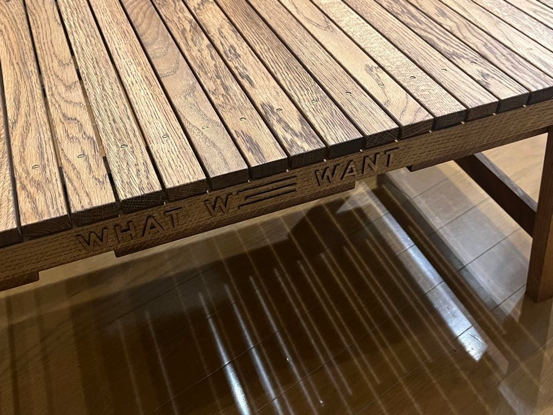 エクステンションテーブルwhat we want extention table