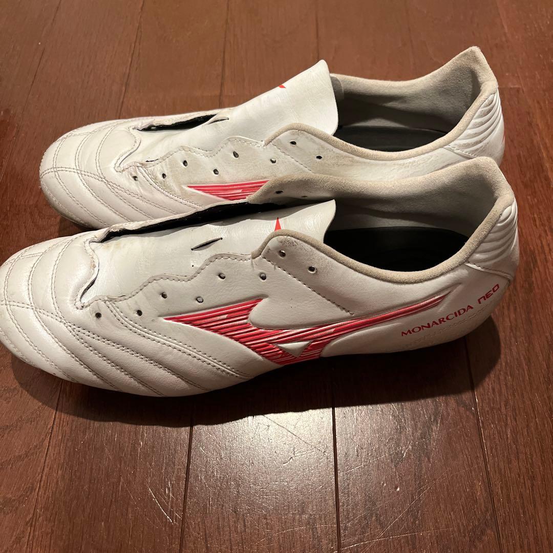 Mizuno モナルシーダNEO3 WIDE PRO ホワイト/レッド