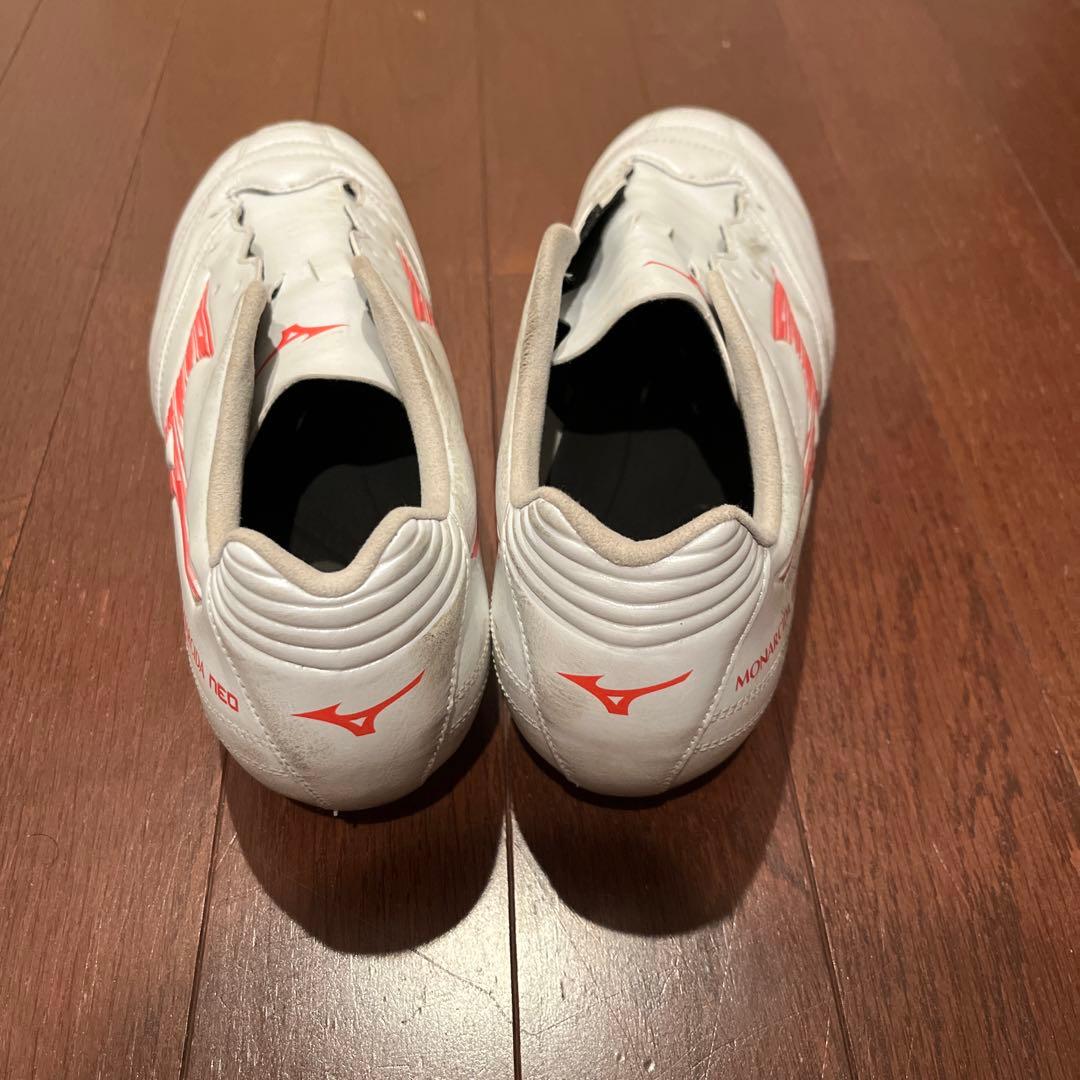 Mizuno モナルシーダNEO3 WIDE PRO ホワイト/レッド