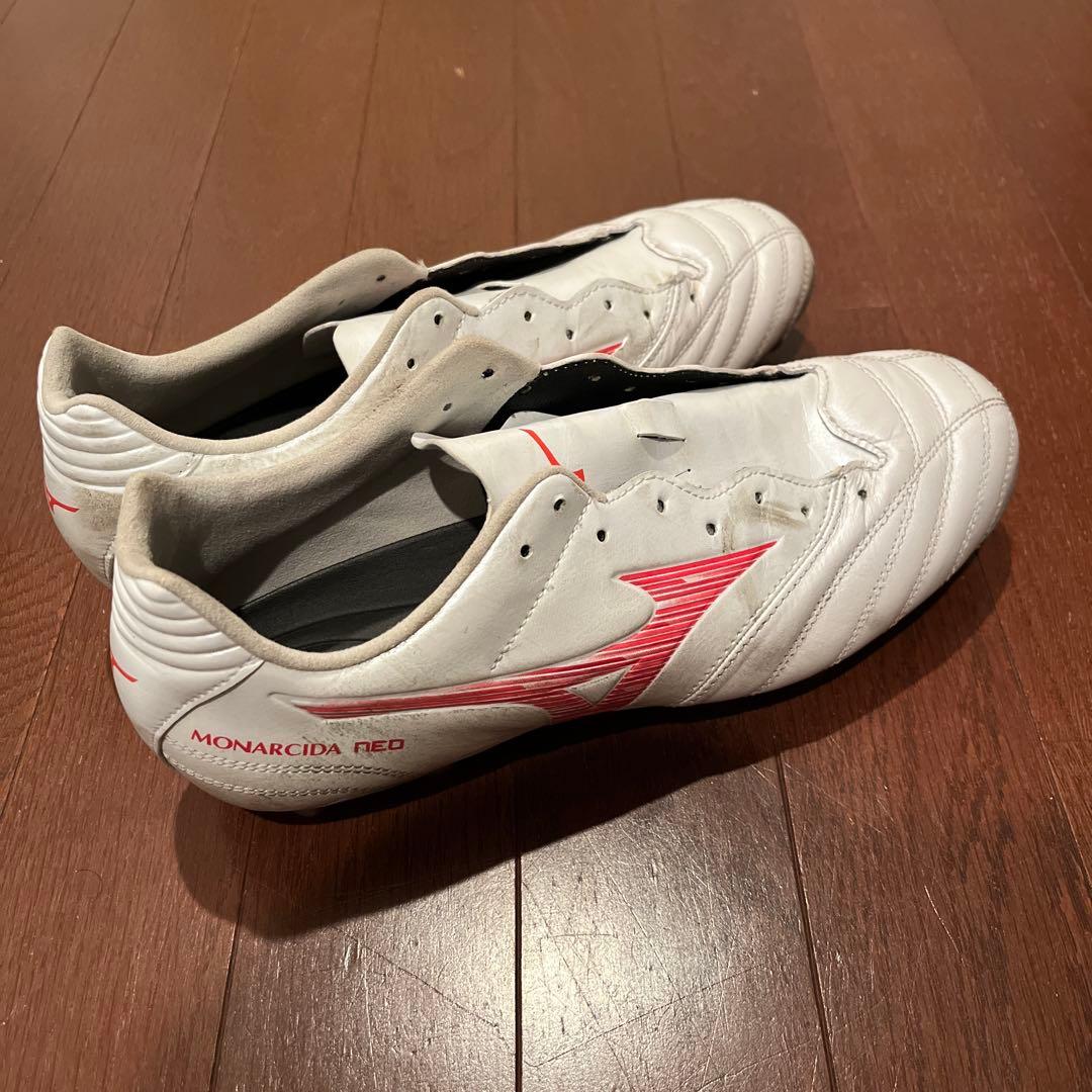 Mizuno モナルシーダNEO3 WIDE PRO ホワイト/レッド