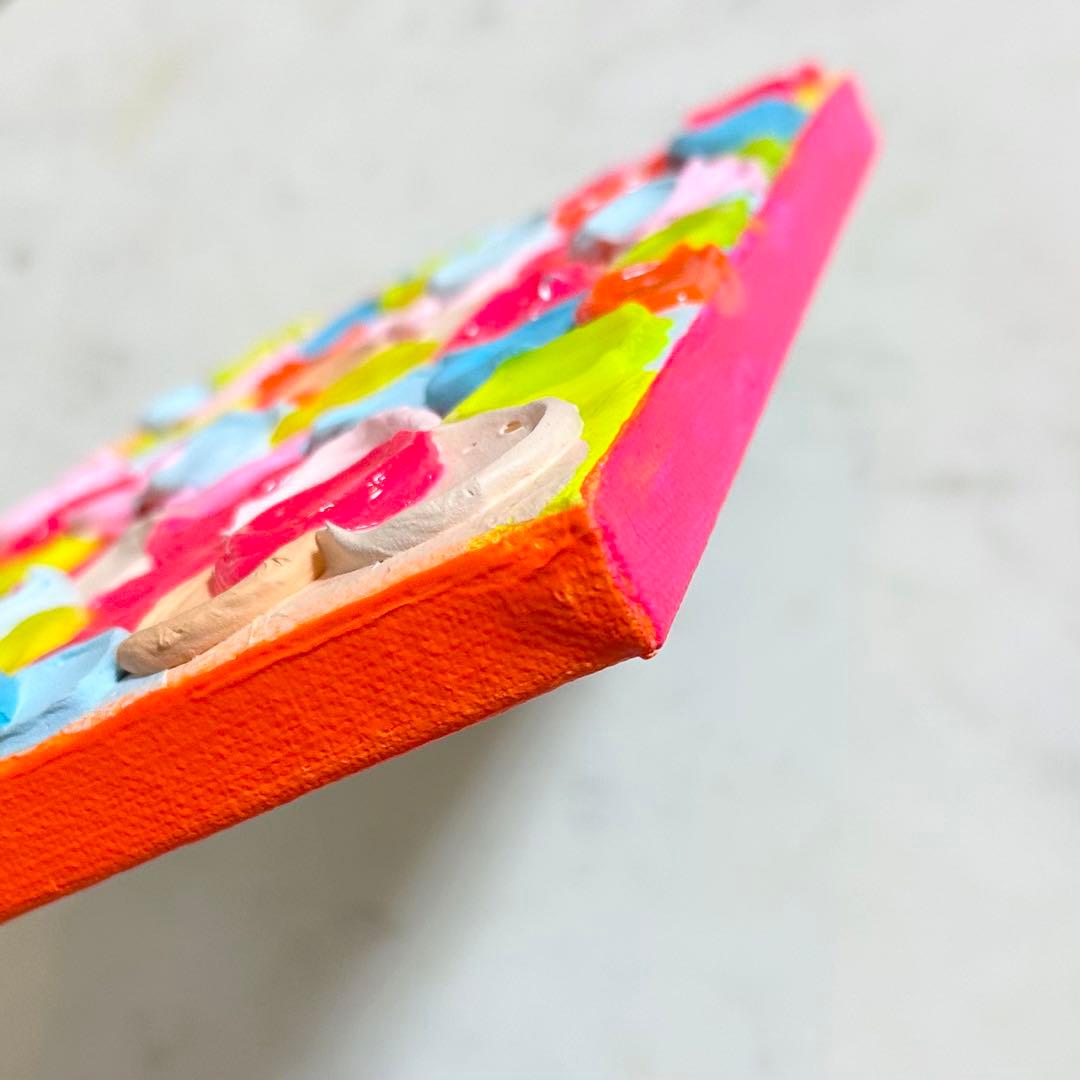 Bubble gum 絵画原画 アクリル画テクスチャーアート