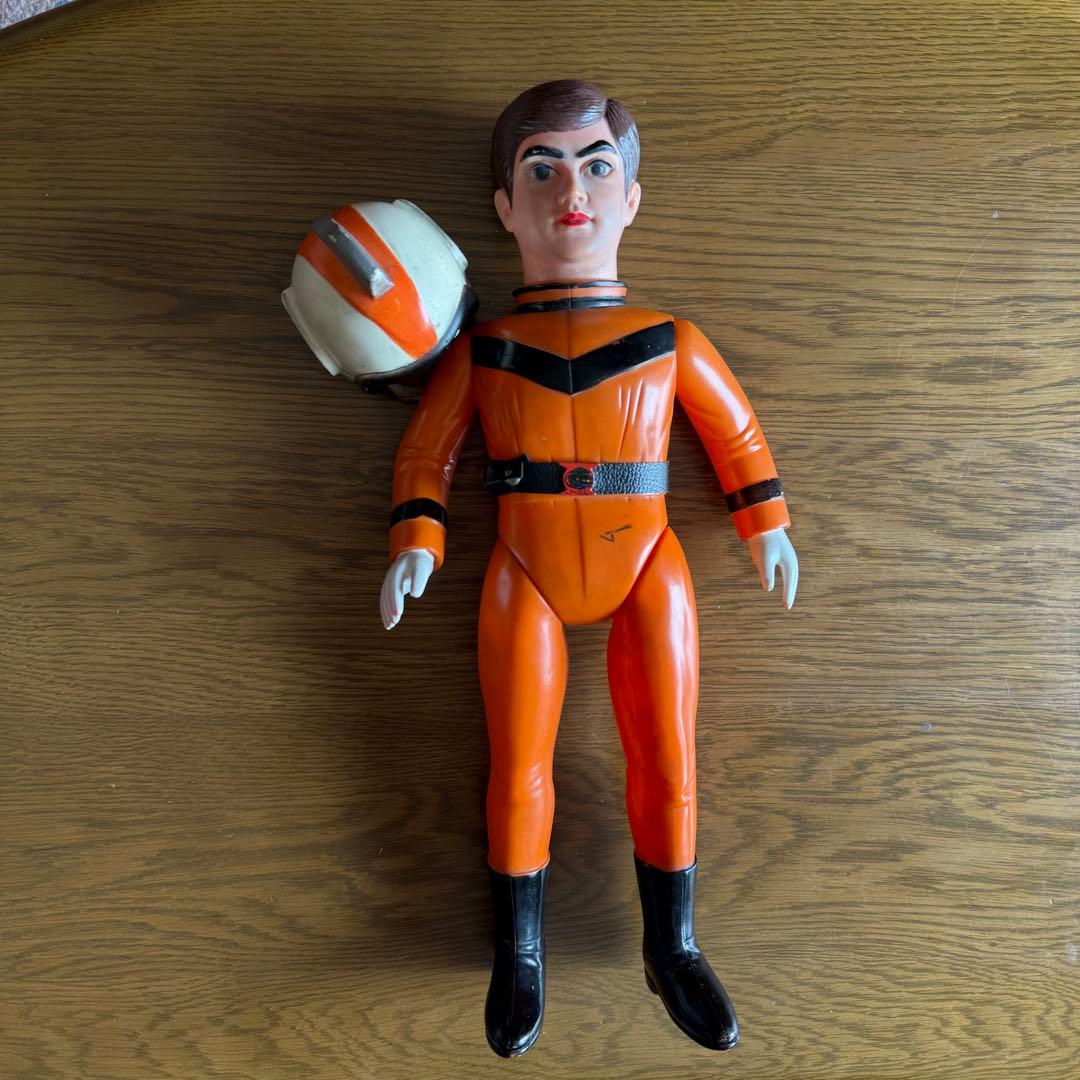 【当時物】 ジャンボマット隊員 MAT隊員 ブルマァク 円谷プロ 37cm