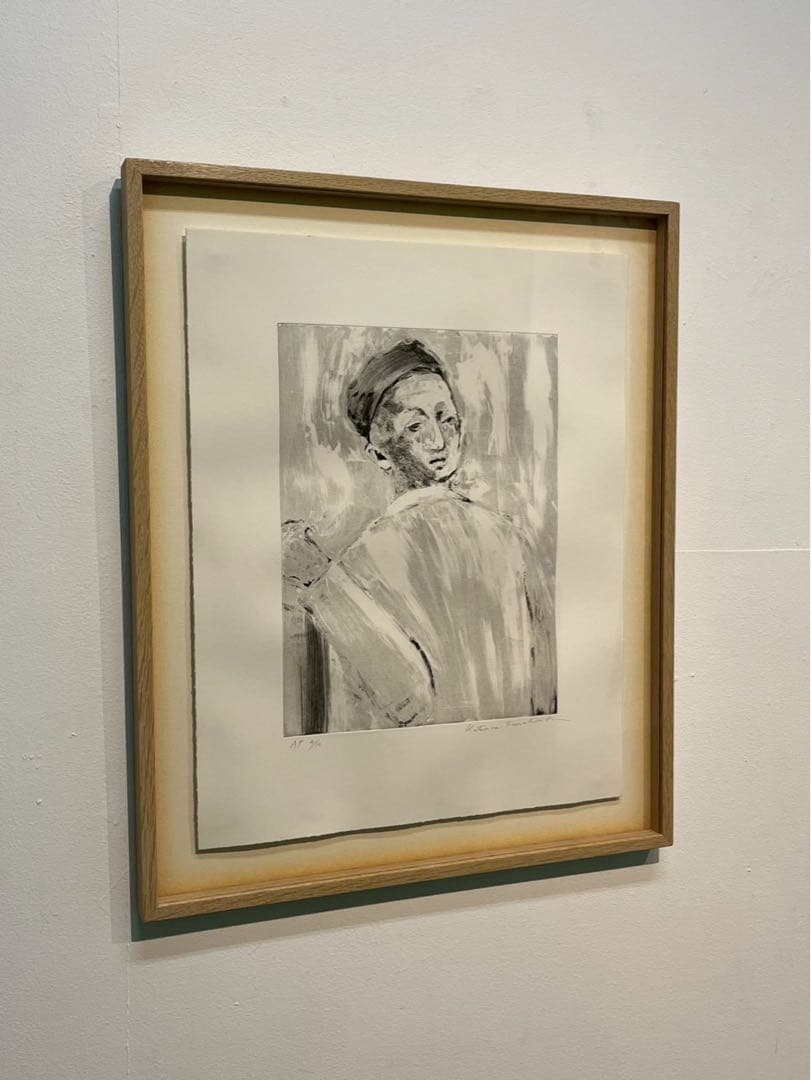 舟越桂《私は届かない》1990年 AP4/10 版画