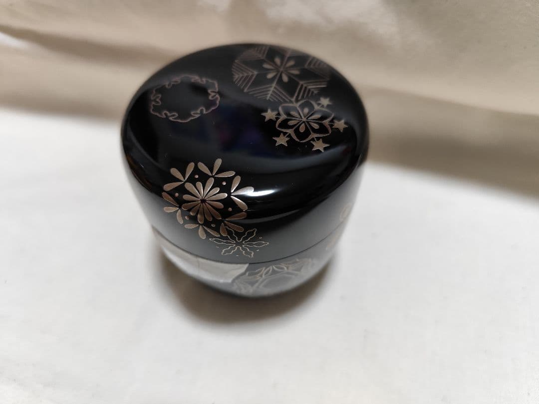 茶道具 大棗 雪輪