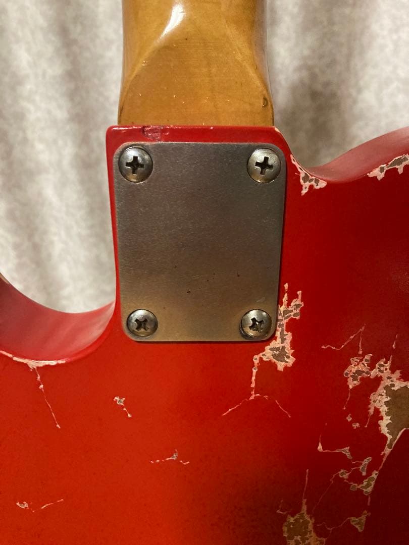 ハードレリック70sテレキャスタータイプナッシュビル フェスタレッド