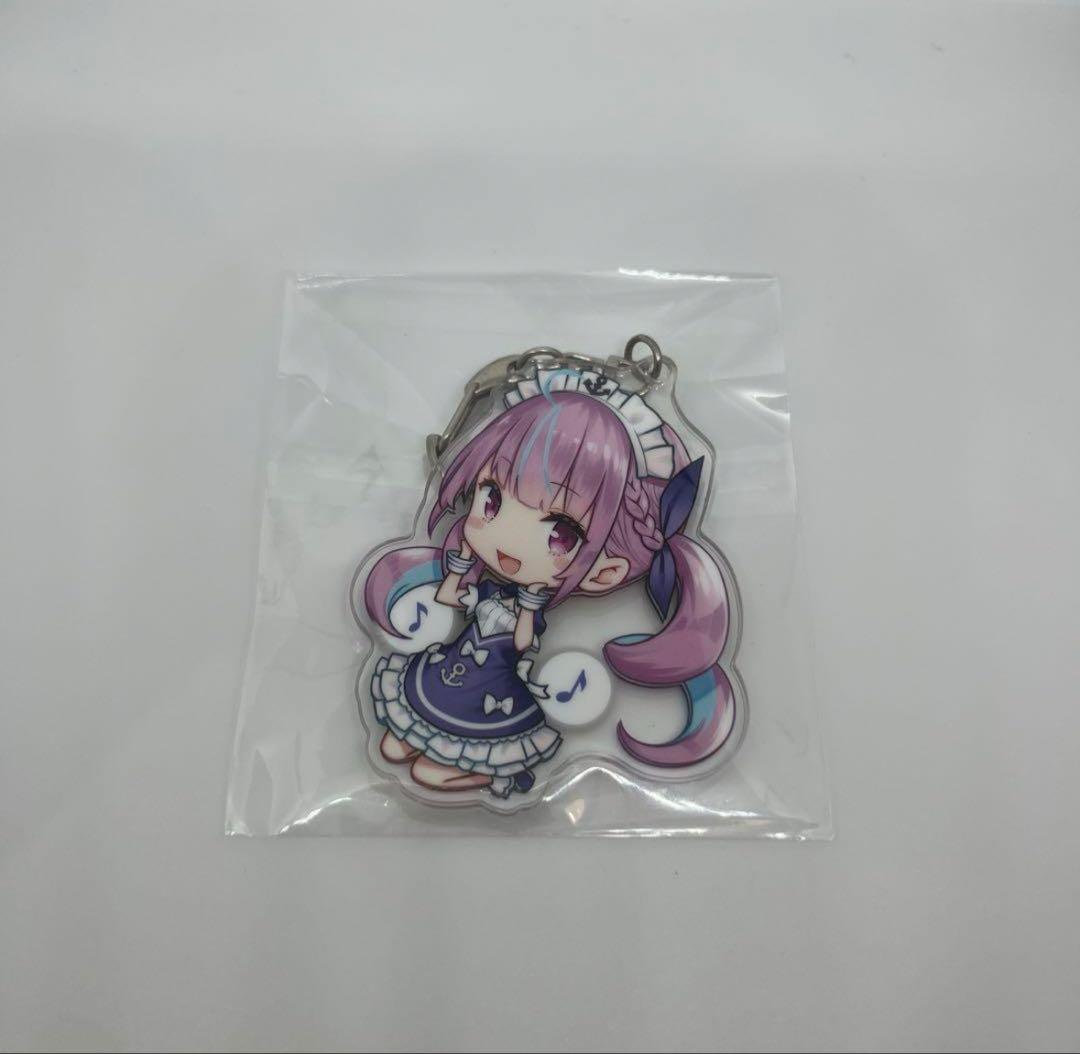 ホロライブ 湊あくあ 登録10万人記念個人ボイス アクキー 缶バッジ まとめ