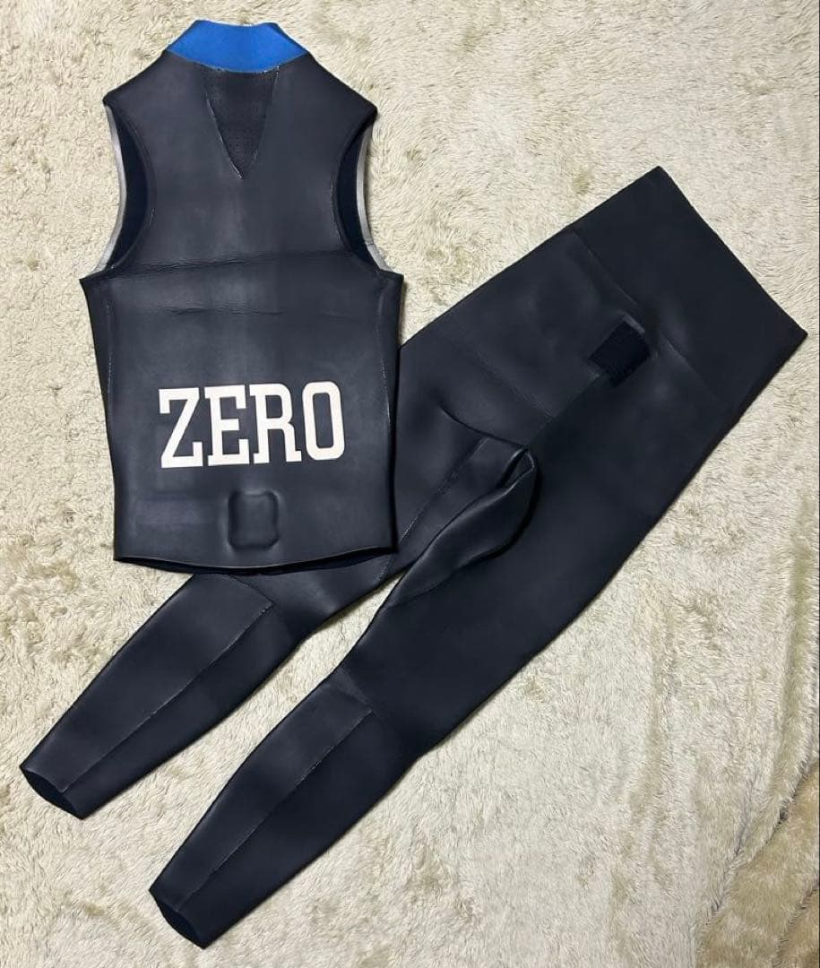 ATHLONIA ウエットスーツ 黒 トライアスロン　ロングジョン　Sサイズ