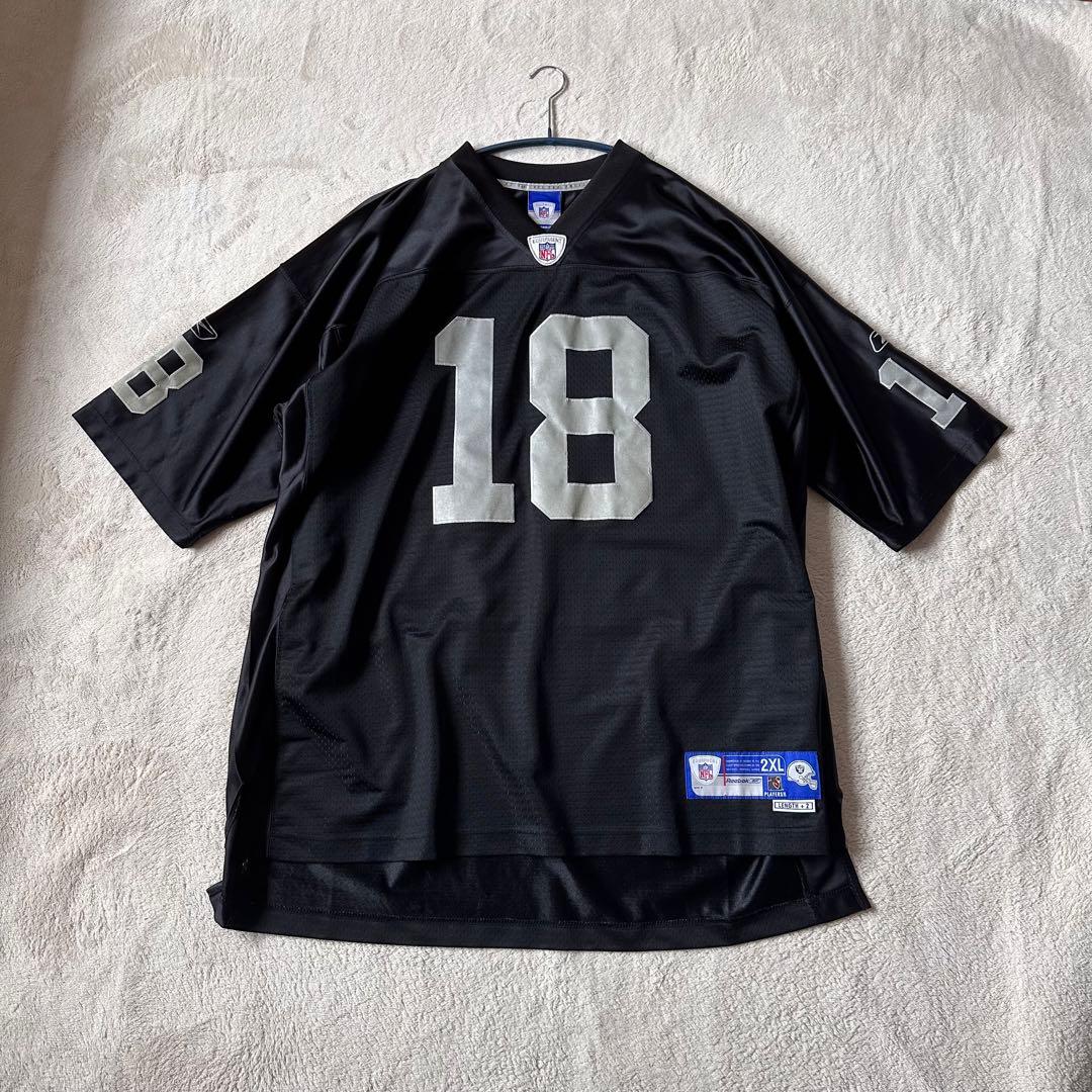 NFL リーボック 両面 2XL アメフト ゲームシャツ MOSS 18 美品