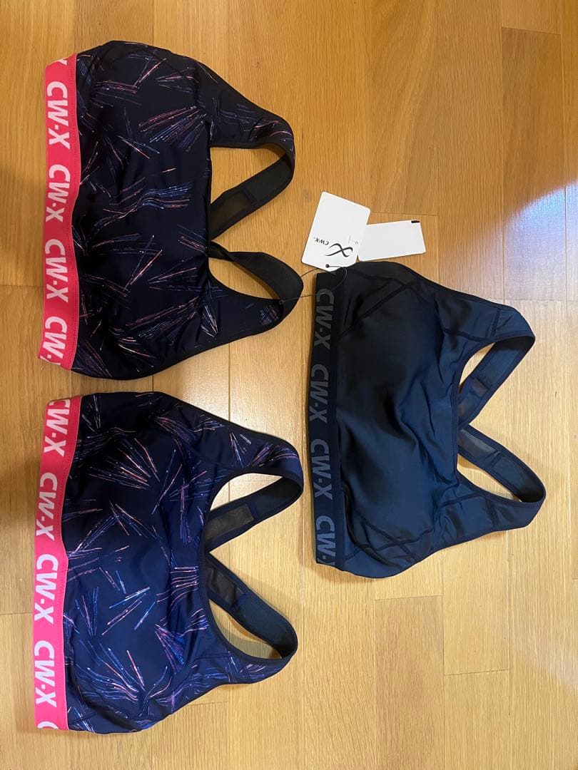 美品　CW-X L(CD)カップ スポーツブラ ウェア 3点セット