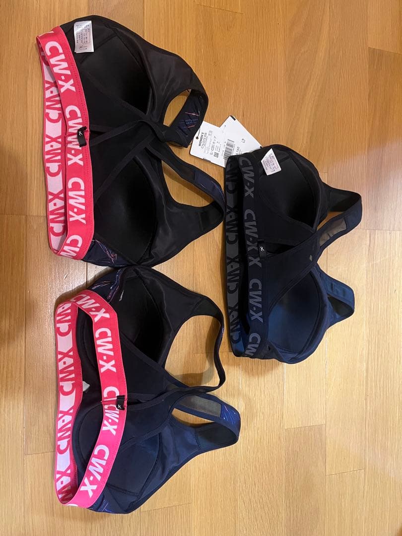 美品　CW-X L(CD)カップ スポーツブラ ウェア 3点セット