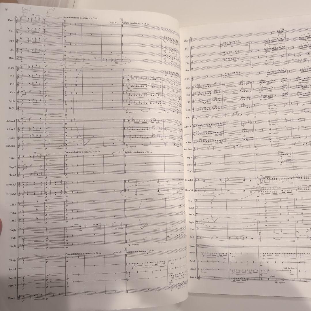 2010年 全日本吹奏楽コンクール課題曲　フルスコア集