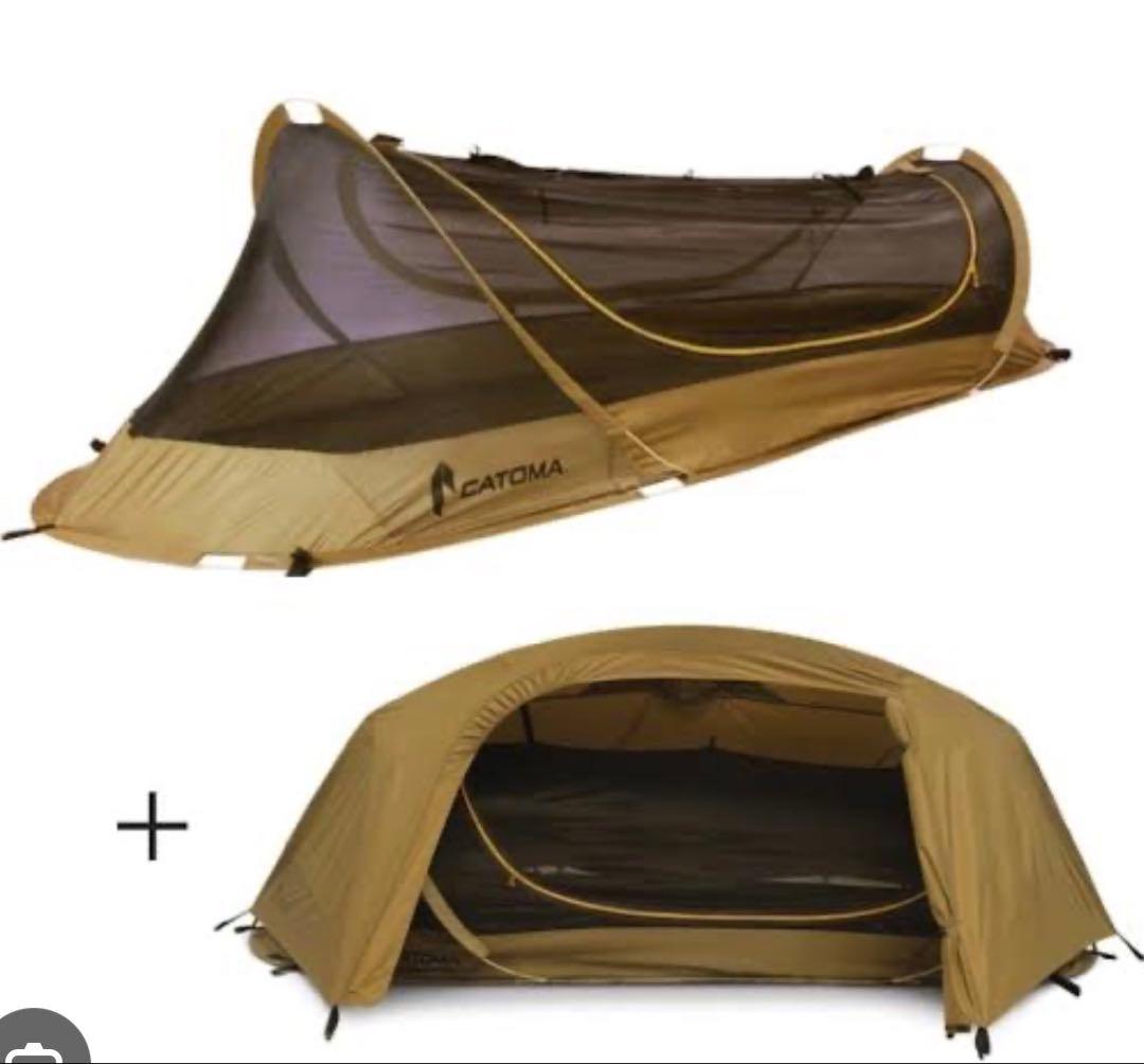 CATOMA カーキ ドーム型ソロテント　ポップアップ　米軍　EBNS