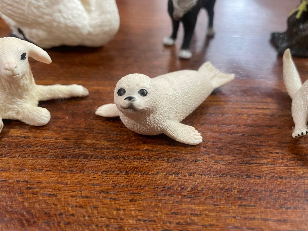 シュライヒ動物フィギュアセット（スワン、猫、犬など）