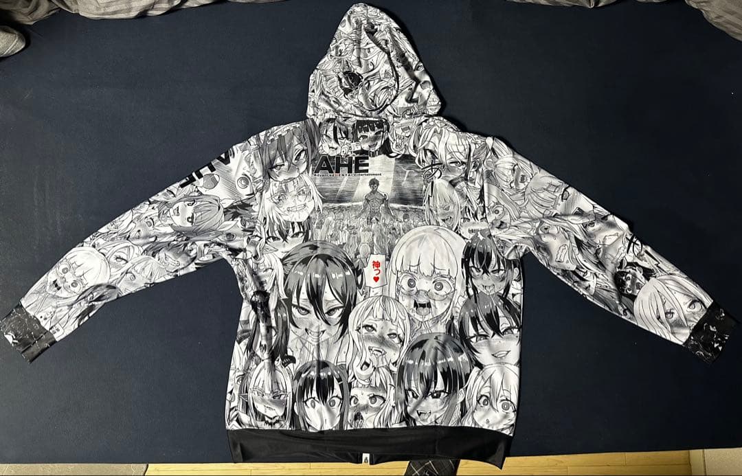 C105 Fatalpulse 朝凪 AHE顔パーカーアへ顔 新品