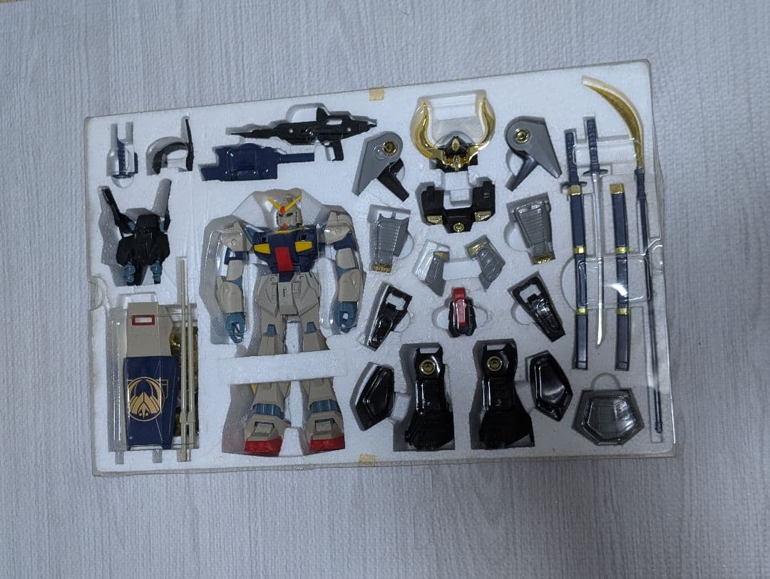 初期箱リアルタイプガンダムクロス武者頑駄無摩亜屈　ムシャガンダムマークツー未使用