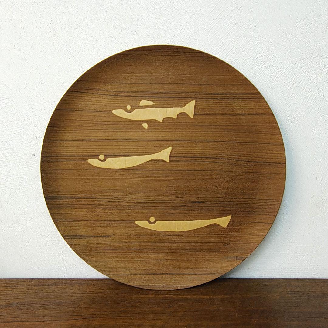 【青峰重倫】プライウッド　チークトレイ　ヴィンテージ ミッドセンチュリー