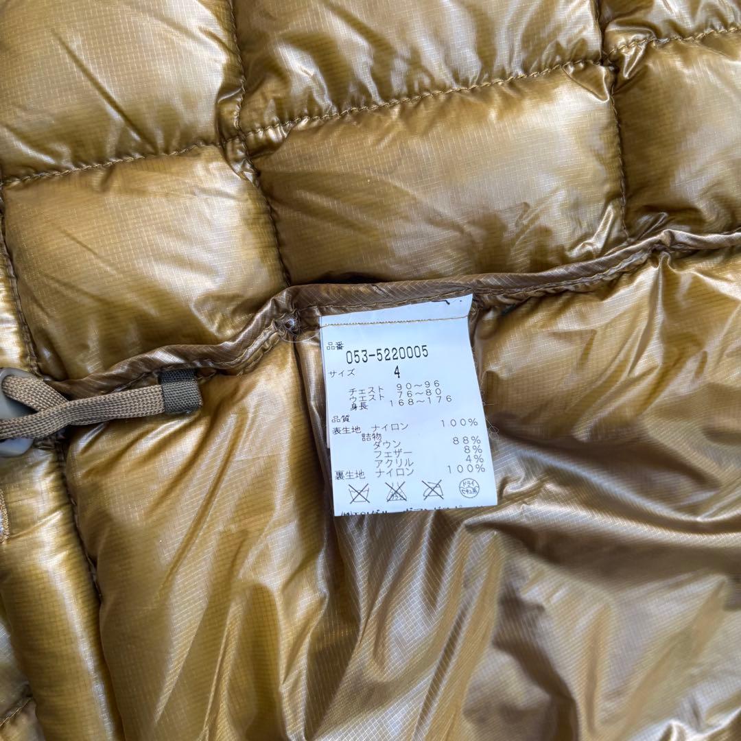 美品　パーリーゲイツ　 2way ダウンジャケット　サイズ4 収納袋付き