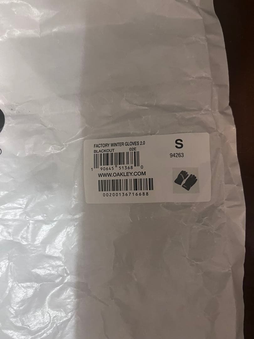 OAKLEY グローブ ブラック S