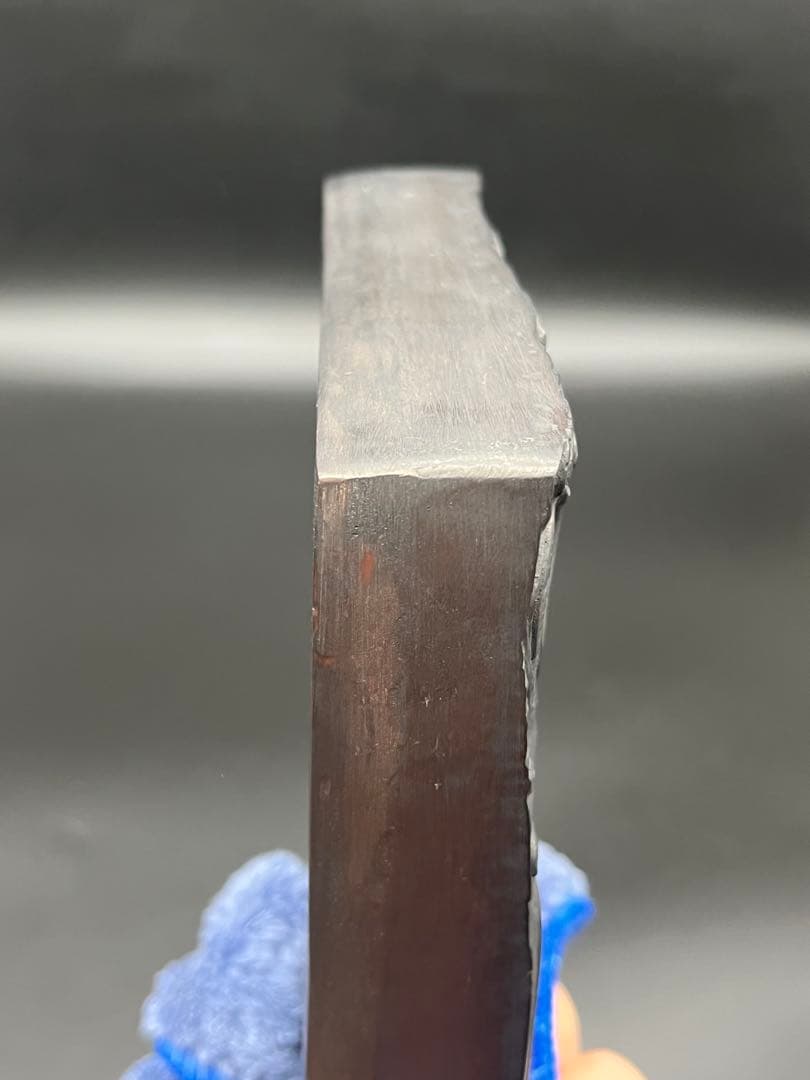 端渓硯 20×13cm 大型 龍彫刻 裏面銘あり 重量約1.5kg