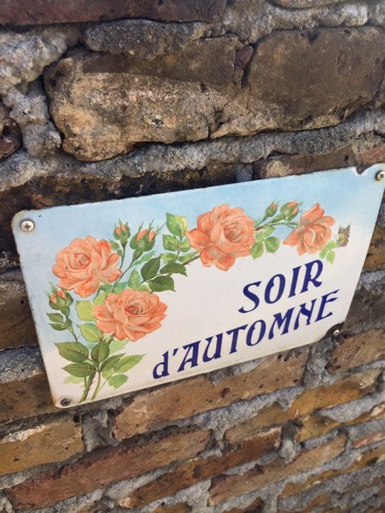 レア  フランスアンティーク  ホーロー  ハウス  サイン