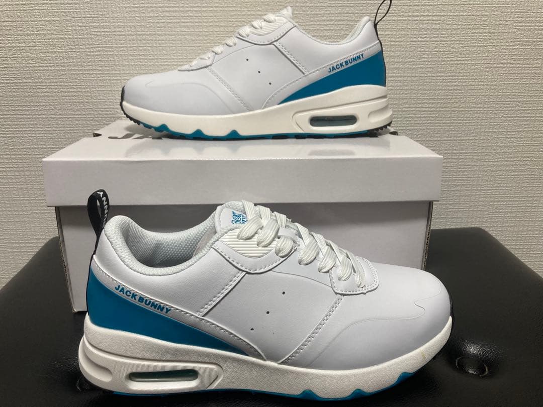 新品JackBunnyジャックバニー24cmレディースゴルフシューズスパイクレス