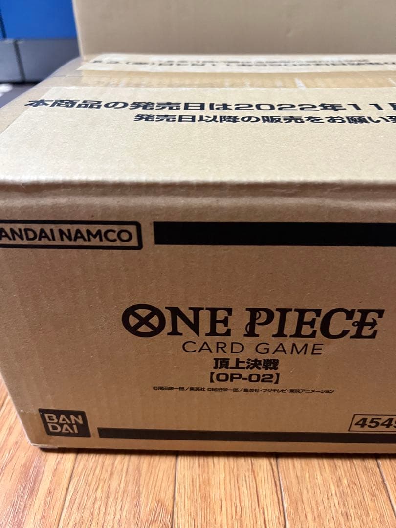 ワンピースカードゲーム ONE PIECE 初版  ワンカートン未開封