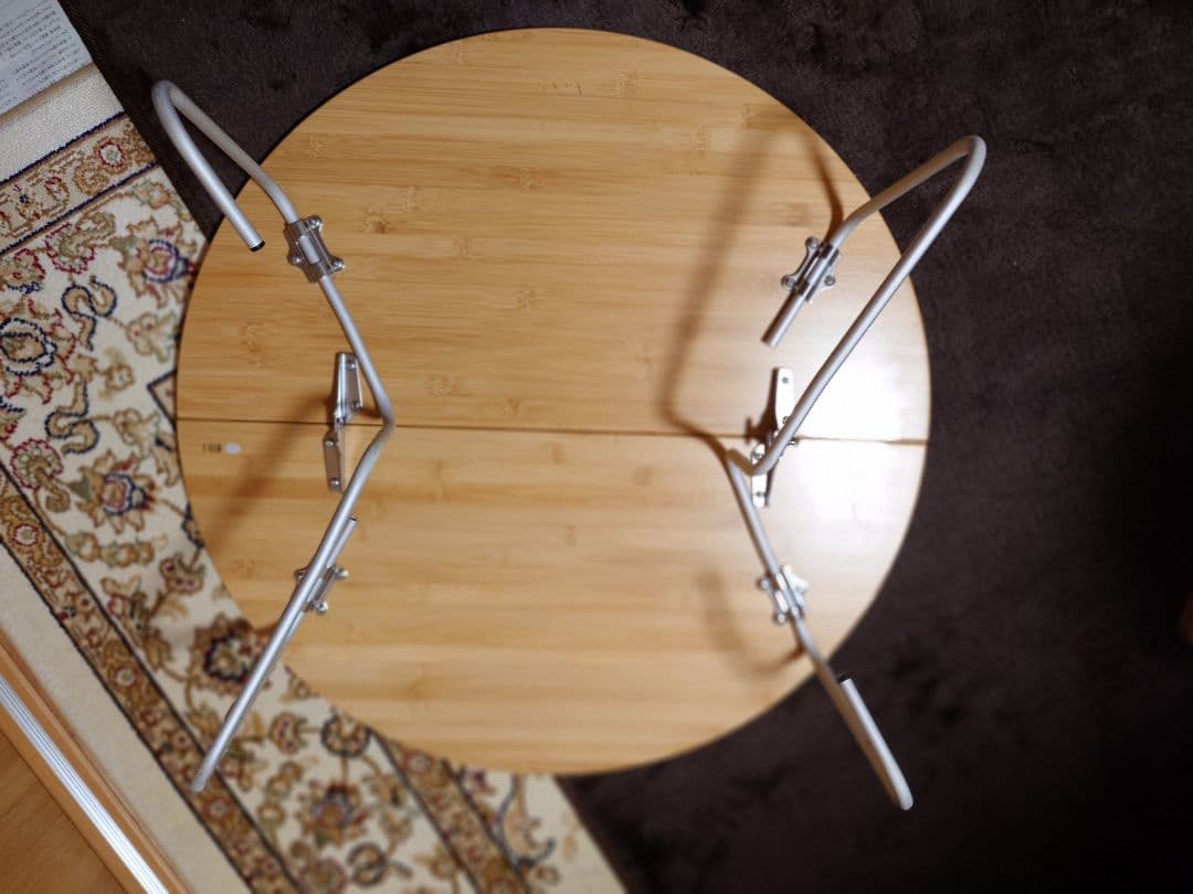 スノーピーク　ワンアクションちゃぶ台竹　ジャンク品