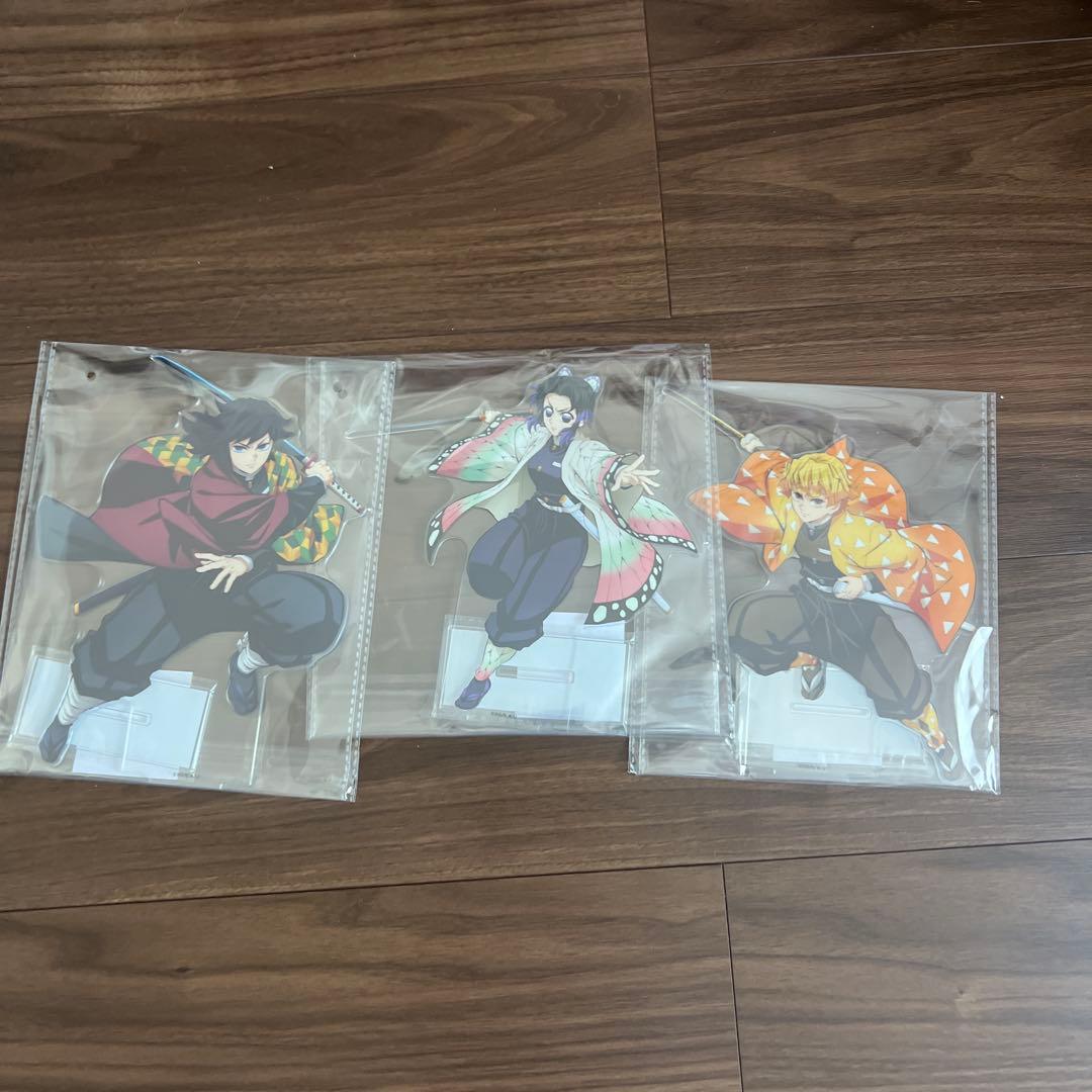 鬼滅の刃アニプレックスオンラインくじアクリルスタンド富岡義勇胡蝶しのぶ我妻善逸