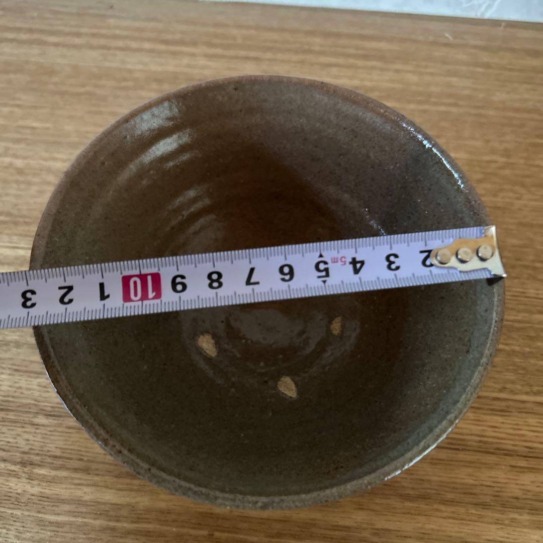 佐久間芳丘　松古窯　唐津井戸形　茶碗　兼中斎　堀内宗完書付　銘　慶雲　茶道具