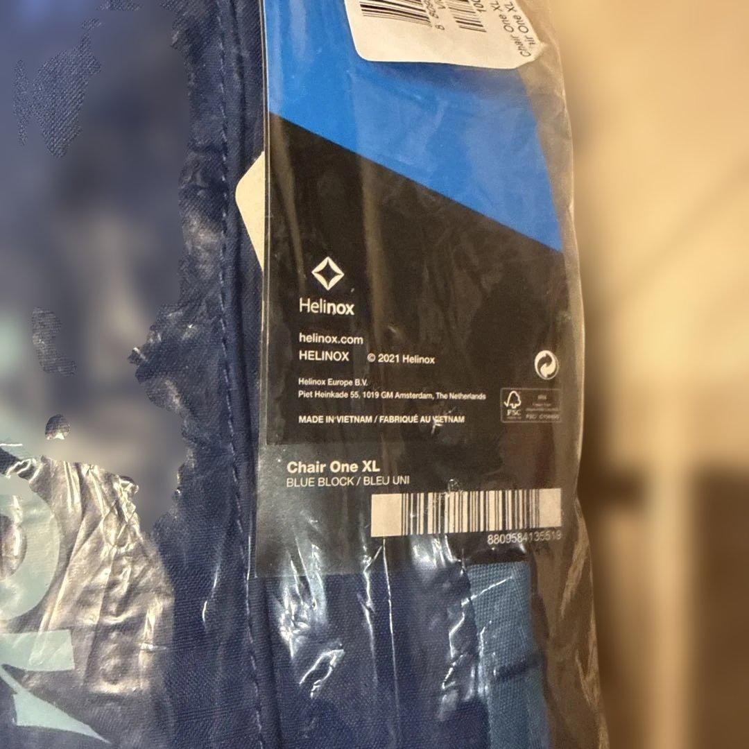 テーブル・チェア・ハンモック helinox chair one XL BLUE BLOCK/BLEU UNI
