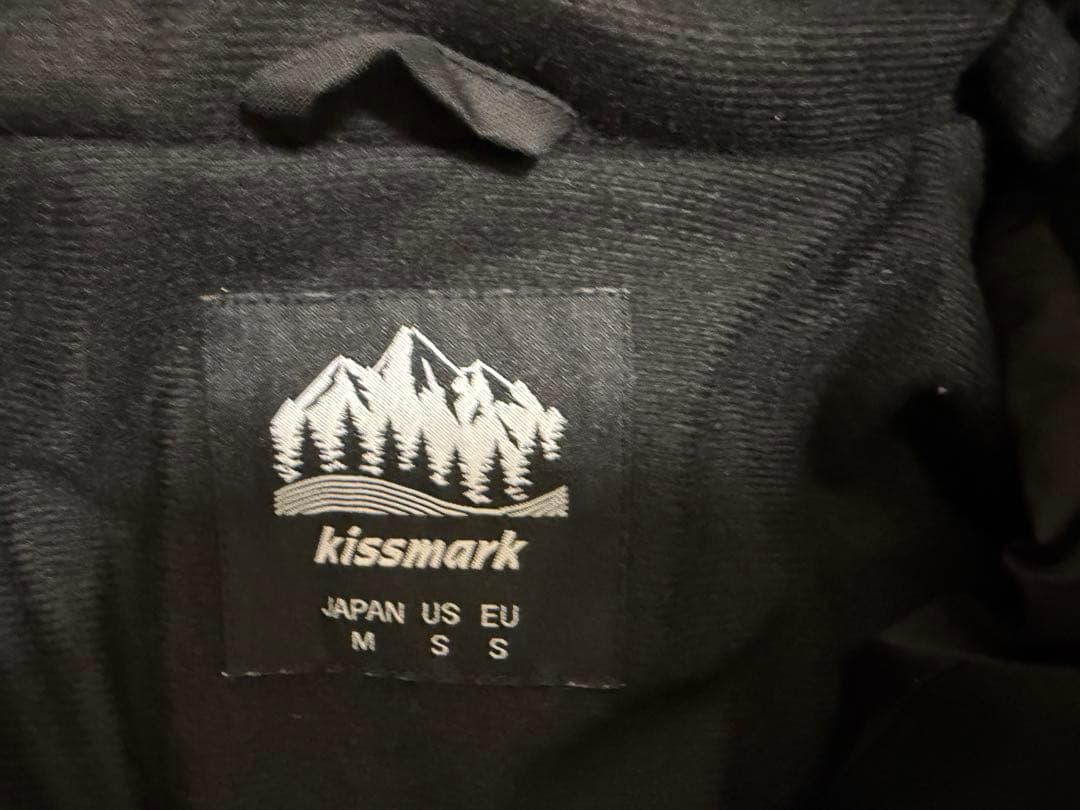 kissmark スノーボードウェアセット 黒とベージュ