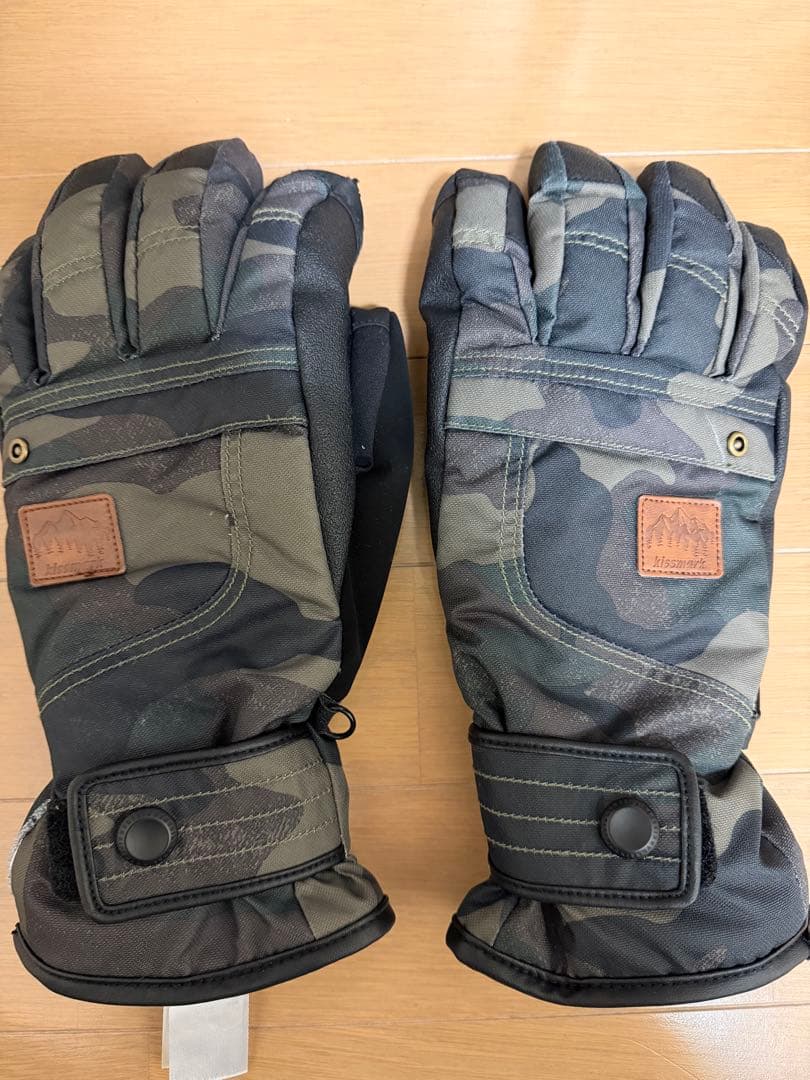 kissmark スノーボードウェアセット 黒とベージュ