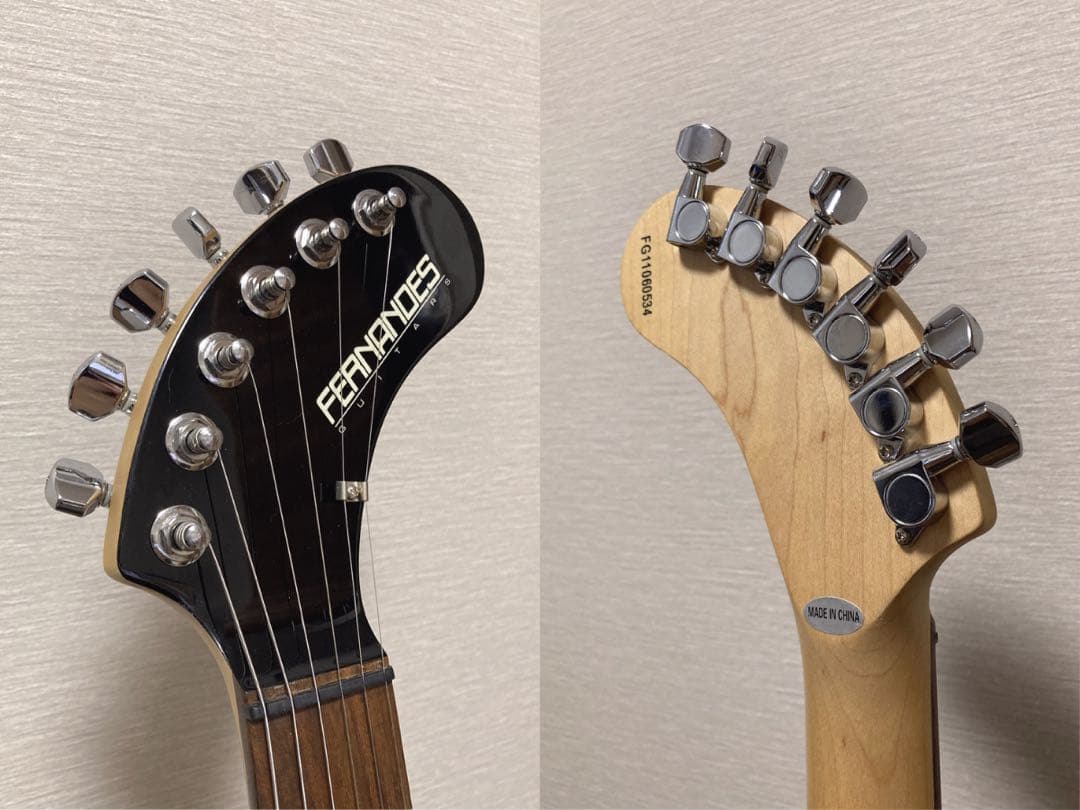 ほぼ新品 FERNANDES ZO-3 黒 イヤホンジャック付USBアダプター付