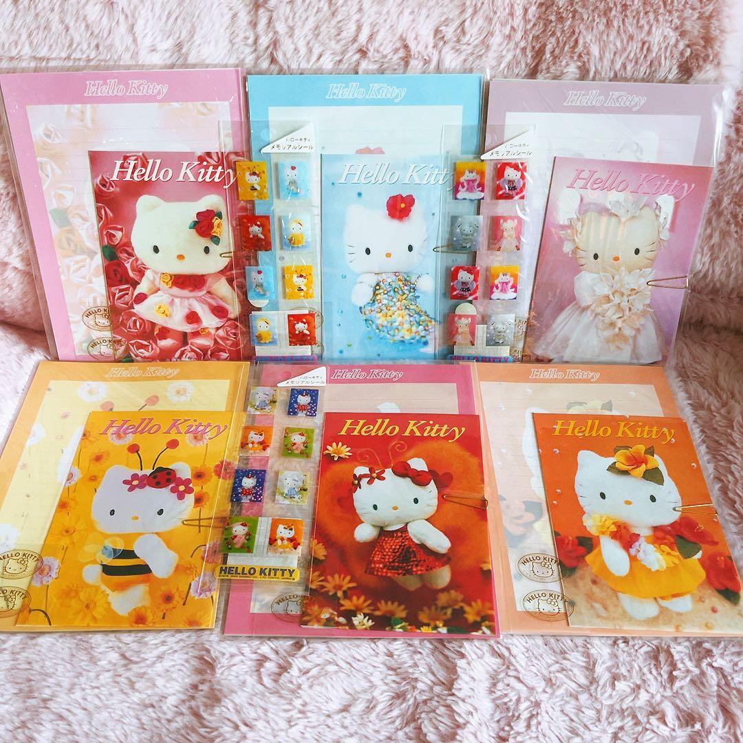 希少激レア　ハローキティ　レターセット　シール　日本限定　2000 サンリオ