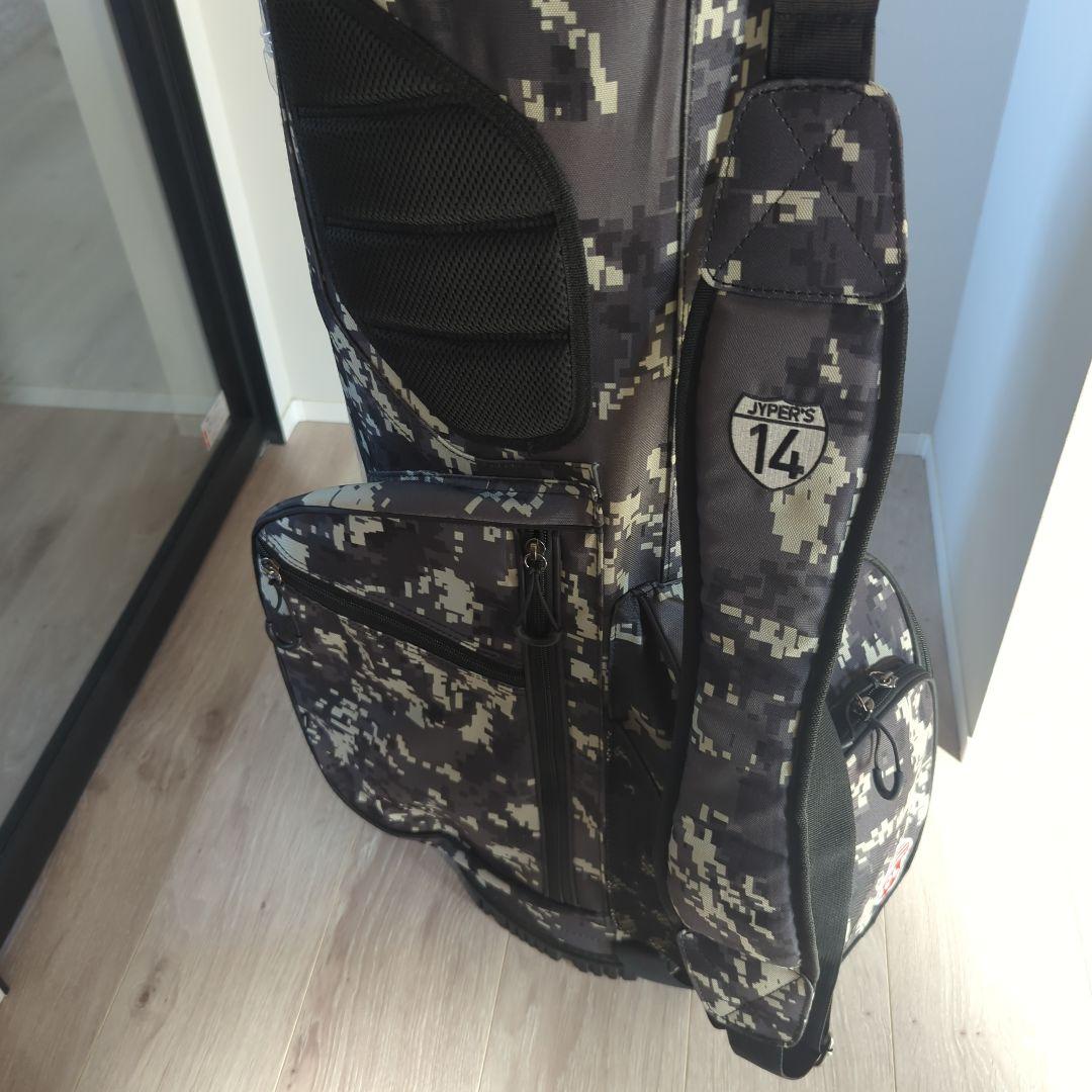 キャディバッグ 14分割 9.0型 美品 迷彩柄