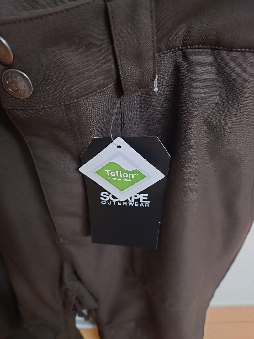 新品未使用　SCAPE M ダークブラウン スノーボードウェア