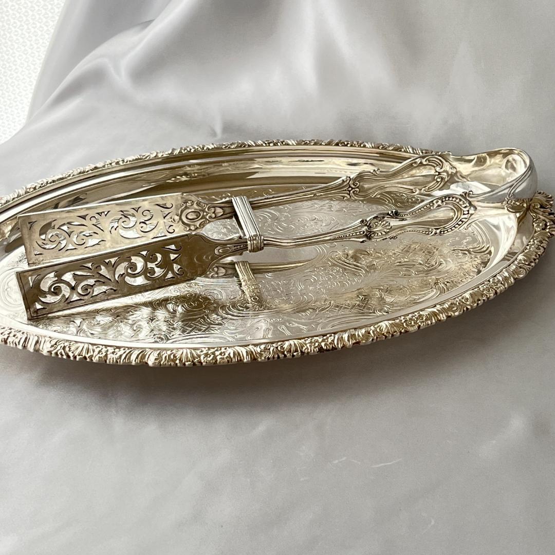 【ELKINGTON & CO】 アスパラガストング 透かし 29 cm 大型