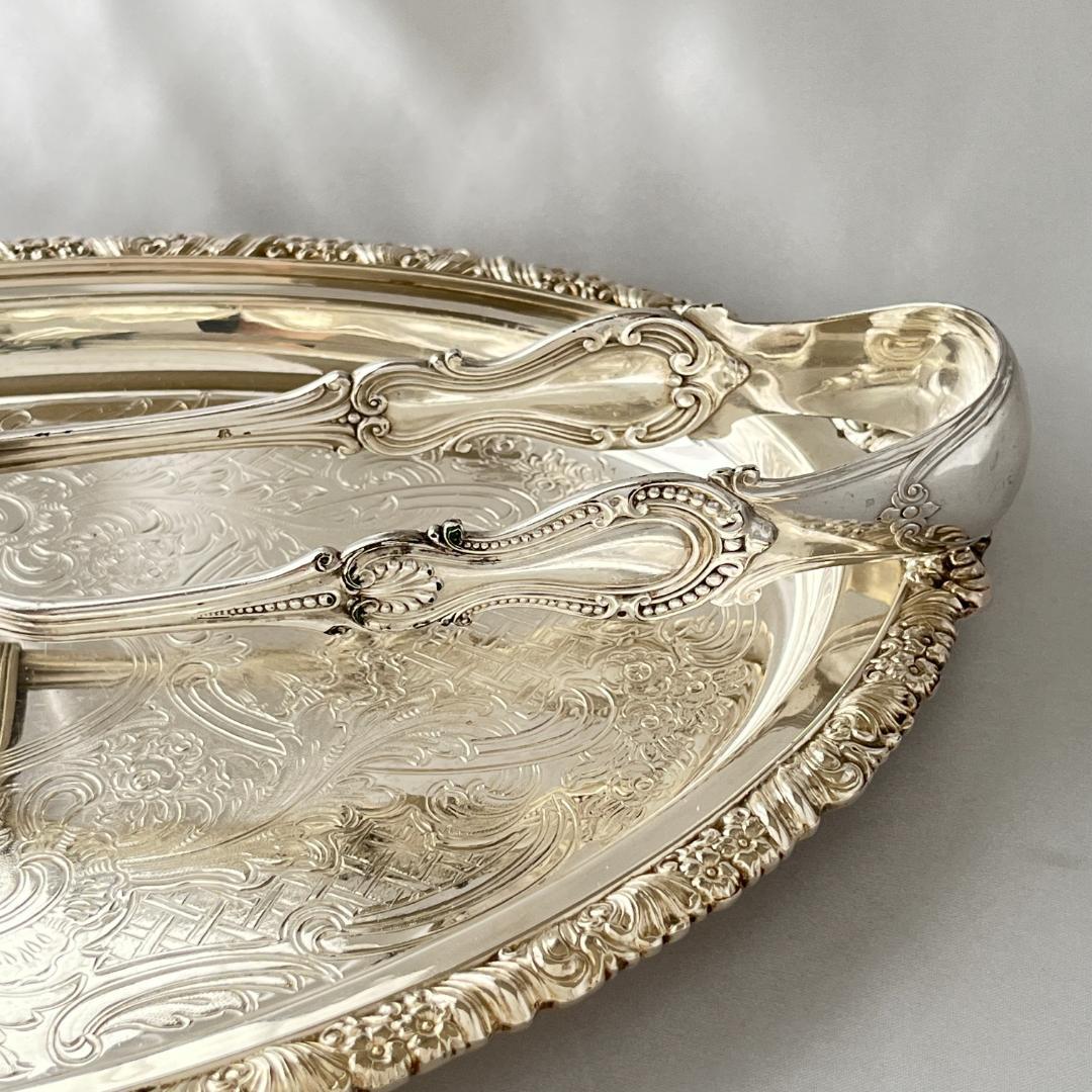 【ELKINGTON & CO】 アスパラガストング 透かし 29 cm 大型