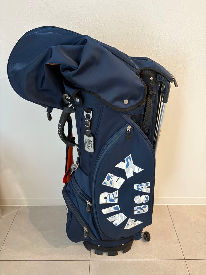 AVIREX ゴルフバッグ ネイビー